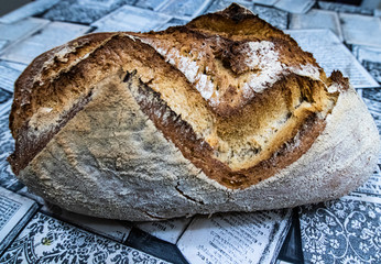 Pan de Masa madre de trigo