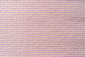 Fototapeta premium Pink fabric with dots. Fabric texture background