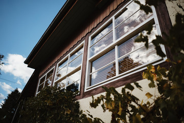 photo of an exterior window of a house
