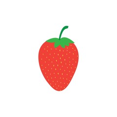 strawberry logo vector design