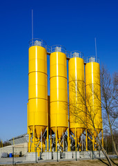 ready new modern stationary concrete batching plant