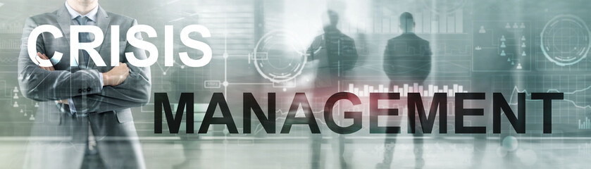 Crisis Management Solution Crisis Identity Planning Concept.