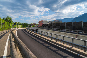 Naklejka premium The municipality of Appiano near Bolzano in the Italian south of Tyrol.