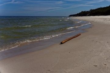 on the beach Dębki Poland.
