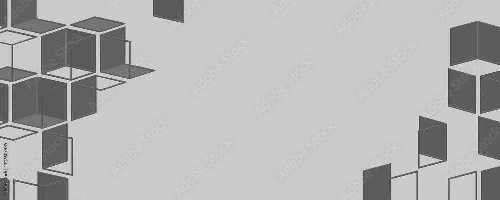 Poster abstract panel with geometric shapes. mosaic pattern background structure. 2d illustration