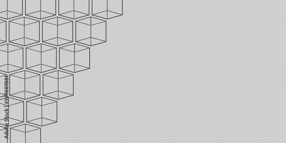 Aufkleber abstract panel with geometric shapes. mosaic pattern background structure. 2d illustration