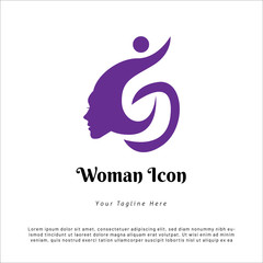 Logo Template Beauty woman