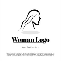 Logo Template Beauty woman