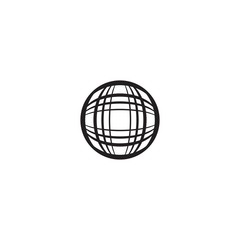 Global logo template vector icon design