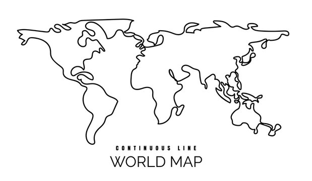 World Map Sketch Images Browse 490 Stock Photos Vectors And Video Adobe Stock