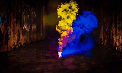 smoke bombs