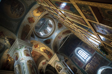 procession of Kazan. Kazan icon, censer, priests, bishops, vestments, prayer in the Kremlin...