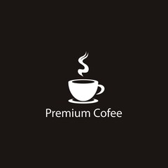 Coffee cup logo template vector icon design