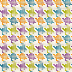 Vintage houndstooth texture.