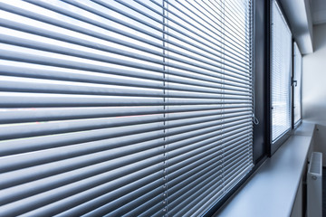 window blinds - office