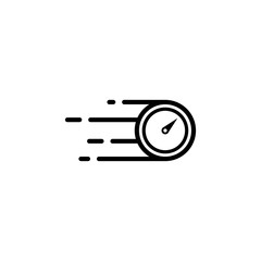 Speed logo template vector icon design