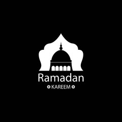 Ramadan logo template vector icon design