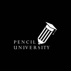 Pencil university logo vector icon design