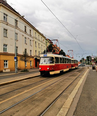 Naklejka na ściany i meble Tatra T3SUCS in Prague
