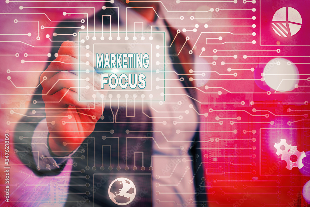 Poster handwriting text writing marketing focus. conceptual photo understanding your customers and thier ne