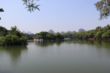 Lac à Guilin, Chine	