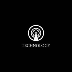 Technology logo template vector icon design