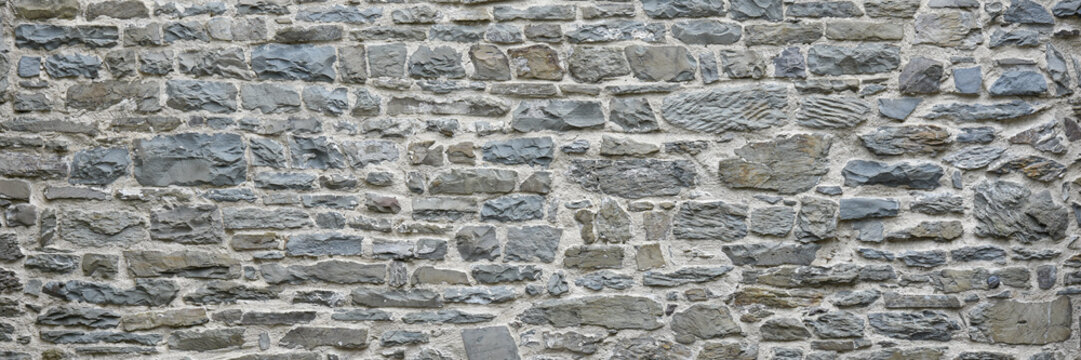 Old weathered stone wall