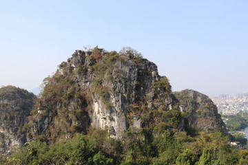 Montagne karstique à Guilin, Chine