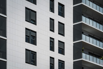 Facade of a residential building