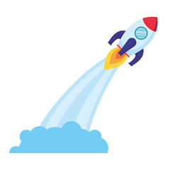 rocket child toy isolated icon