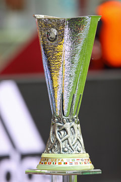 Close-up UEFA Europe Laegue Trophy (Cup)