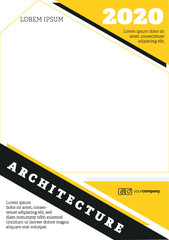 modern business brochure  template, flyer sample construction 