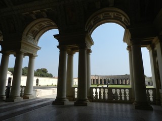 Mantua, Italy, Palazzo Te, View from Loggia