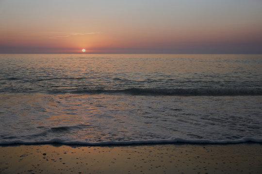 Sunrise in the mediterranean sea © alagon