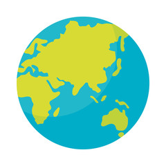 world planet earth isolated icon