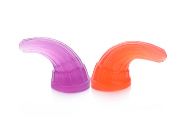 jelly isolated on white background