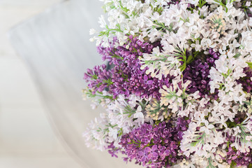 Bouquet of flowers. Lilac.