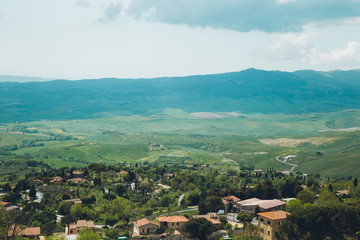 Town in a hill