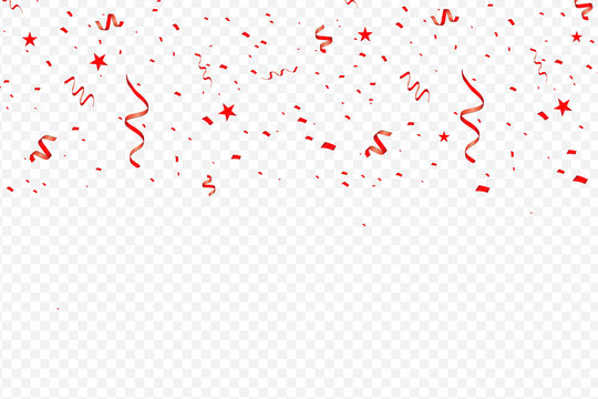 Vector Confetti. Festive Illustration. Party Popper Isolated On White Background