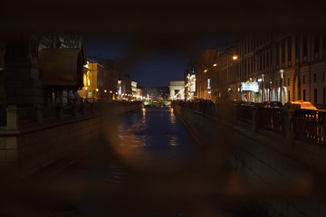 Night city, St. Pererburg,Ночной город, Санкт-Перербург ,
