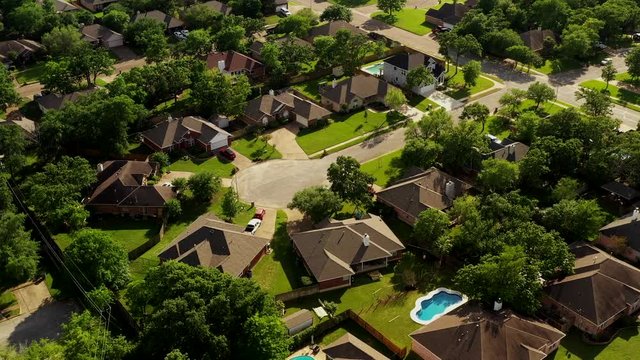 Late Afternoon in a Residential Neighborhood, Bryan, Texas, USA