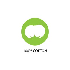 cotton icon logo vector design