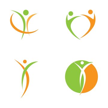health people illustration logo vector