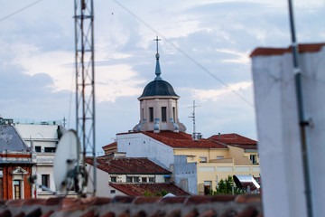 Views of Madrid city in lockdown