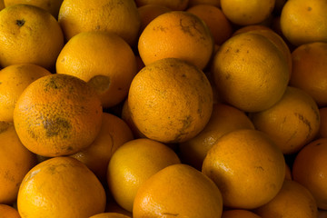 naranjas en el mercado 