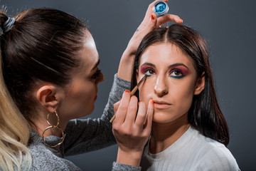 Trendy makeup treatment
