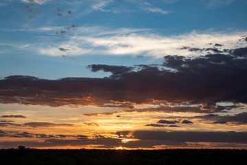 Sunset at Moringa Waterhole