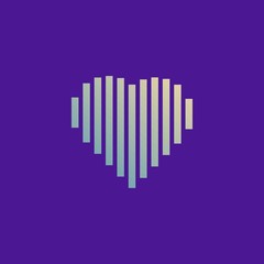 Heart logo vector design
