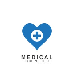 Obraz premium Health logo template design.Medical Cross logo design