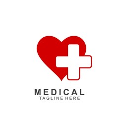 Obraz premium Health logo template design.Medical Cross logo design